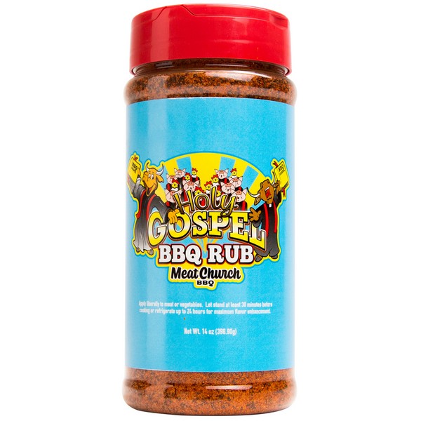 Meat Church BBQ Rub Holy Gospel Seasoning 14 oz Bottle