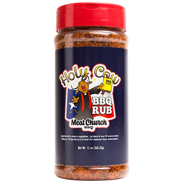Meat Church BBQ Rub Holy Cow Seasoning 12 oz Bottle