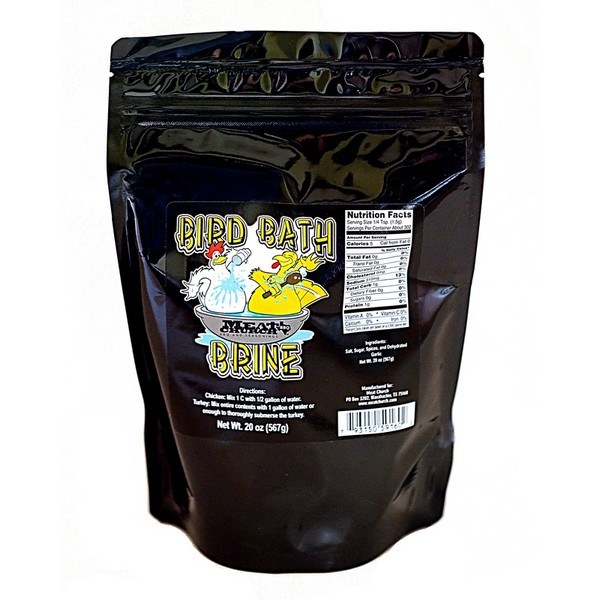 Meat Church Bird Bath Poultry Brine Seasoning 20 oz Bagged