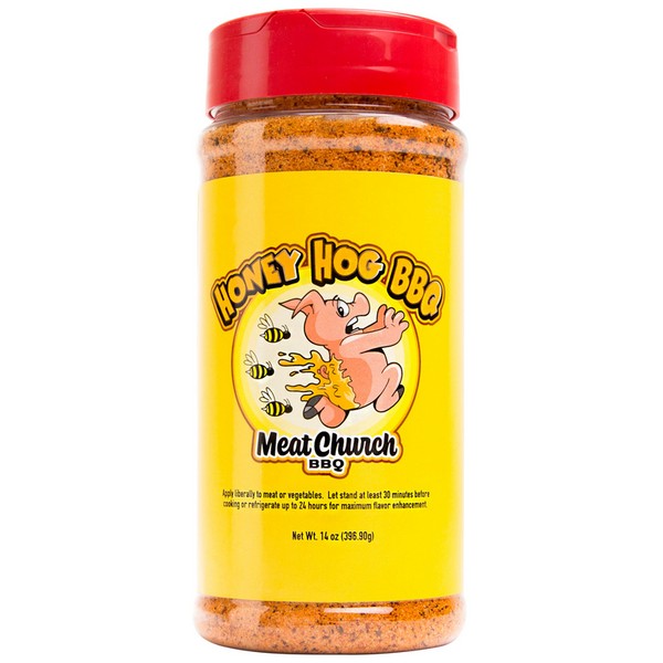 Meat Church BBQ Rub Honey Hog Seasoning 14 oz Bottle