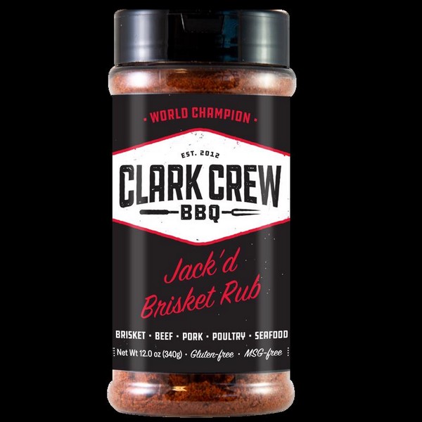 Clark Crew BBQ Jack d Blends Seasoning Rub 12 oz