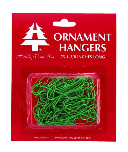 Holiday Trims Green Ornament Hooks Indoor Christmas Decor