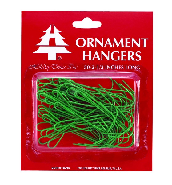 Holiday Trims Green Ornament Hooks Indoor Christmas Decor