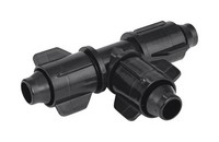 Raindrip Smart Loc Compression 1/2 in. Drip Irrigation Tee 1 pk