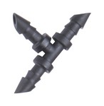 Raindrip Barbed 1/4 in. Drip Irrigation Tee 5 pk