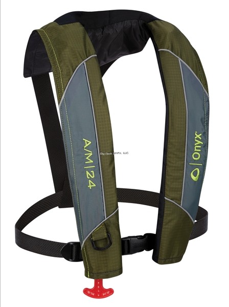 Onyx Outdoors A/M-24 Auto/Manual Life Jacket Green