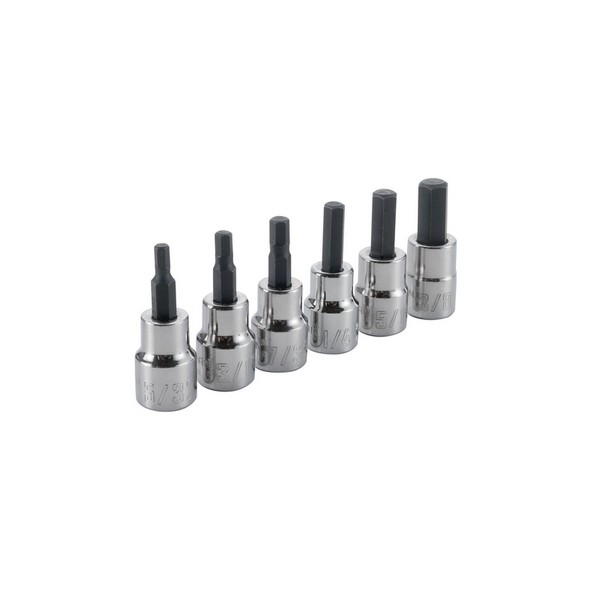 Craftsman 3/8 in. drive S SAE 6 Point Hex Bit Socket Set 6 pc