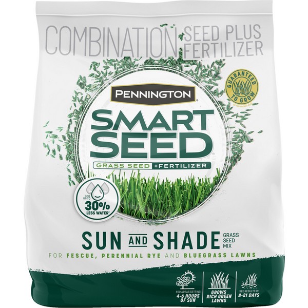 Pennington Smart Seed All Grasses Sun or Shade Grass Seed 3 lb