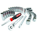 Craftsman 3/8 in. drive S Metric and SAE 12 Point Mechanic's Tool Set 61 pc