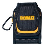 DeWalt 2 pocket Polyester Cell Phone Holder 2.5 in. L X 4.3 in. H Black/Yellow