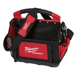 Milwaukee PACKOUT 11 in. W X 17 in. H Ballistic Polyester Tool Tote 31 pocket Black/Red 1 pc