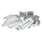 Craftsman 3/8 in. drive S Metric and SAE 6 Point Mobile Mechanic's Tool Set 47 pc