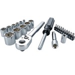 Craftsman 3/8 in. drive S SAE 6 Point Nano Mechanic's Tool Set 24 pc