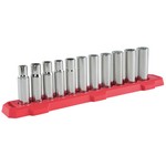 Craftsman 1/2 in. drive S Metric 12 Point Deep Socket Set 11 pc