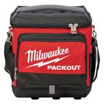 Milwaukee PACKOUT 15.75 in. W X 11.81 in. H Ballistic Nylon Cooler Utility Bag 6 pocket Black/Red 1