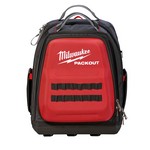 Milwaukee PACKOUT 11.81 in. W X 15.75 in. H Ballistic Nylon Backpack Tool Bag 48 pocket Black/Red 1