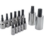 Craftsman 1/4 and 3/8 in. drive S Torx Bit Socket Set 13 pc