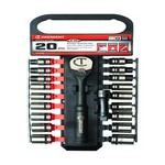 Crescent 3/8 in. drive S Metric and SAE 6 Point Mechanic's Tool Set 20 pc