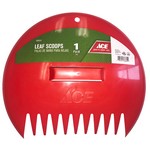 Ace 12.5 in. 11 Tine Poly Leaf Scoop