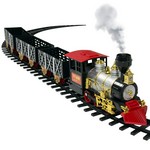 20-Piece Light-up Smoke Emitting Train Set