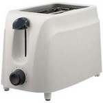 Brentwood® 2-Slice Cool Touch White Toaster
