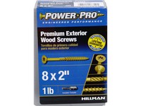 Hillman Power Pro No. 8  S X 2 in. L Star Flat Head Premium Deck Screws 1 lb 153 pk
