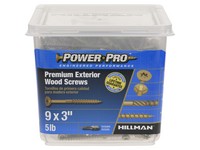 Hillman Power Pro No. 9  S X 3 in. L Star Flat Head Premium Deck Screws 5 lb 417 pk