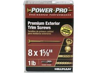 Hillman Power Pro No. 8  S X 1-5/8 in. L Star Bronze Ceramic Trim Screws 1 lb 195 pk