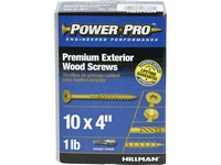 Hillman Power Pro No. 10  S X 4 in. L Star Flat Head Premium Deck Screws 1 lb 57 pk