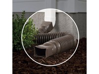 Amerimax Flex-A-Spout 4.5 in. H X 4.5 in. W X 55 in. L Brown Vinyl Downspout Extension