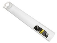 Amerimax 2.5 in. H X 4.5 in. W X 30 in. L White Vinyl Downspout Extension