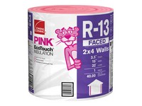 Owens Corning PINK EcoTouch 15 in. W X 32 ft. L R-13 Kraft Faced Fiberglass Insulation Roll 40 sq ft
