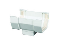 Amerimax 6.25 in. H X 5 in. W X 9 in. L White Vinyl Contemporary Gutter Drop Outlet