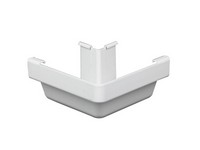 Amerimax 6 in. H X 6.15 in. W X 6.25 in. L White Vinyl K Outside Corner