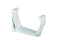 Amerimax 3.25 in. H X 1.125 in. W X 5.75 in. L White Vinyl Contemporary Exterior Hook Bracket