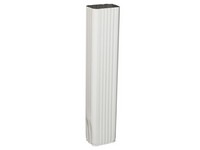 Amerimax 3 in. H X 4.25 in. W X 15 in. L White Aluminum K Downspout Extension