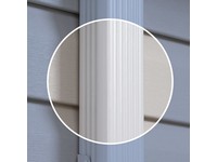 Amerimax 2 in. H X 3 in. W X 120 ft. L White Aluminum K Downspout