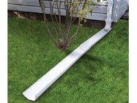 Frost King Tilt N' Drain 5.5 in. W X 72 in. L White Vinyl Downspout Extension