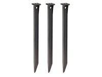 Master Mark 10 in. H Plastic Black Stake Kit