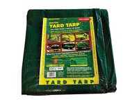 Gosport 5.33 ft. W X 5.33 ft. L Heavy Duty Polyethylene Drawstring Yard Tarp Green