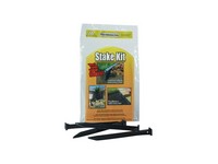 Master Mark 10 in. H Plastic Black Stake Kit