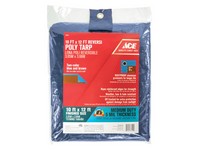Ace 10 ft. W X 12 ft. L Medium Duty Polyethylene Tarp Blue/Brown