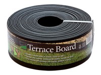 Master Mark Terrace Board 40 ft. L X 4 in. H Plastic Black Lawn Edging