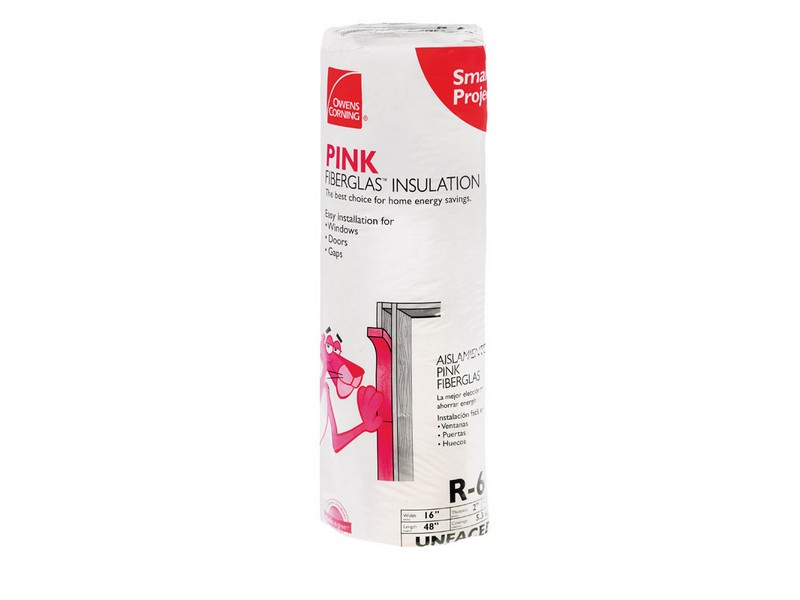 Owens Corning Fiberglas 16 in. W X 48 in. L 6.7 Unfaced Insulation Roll 5.33 sq ft