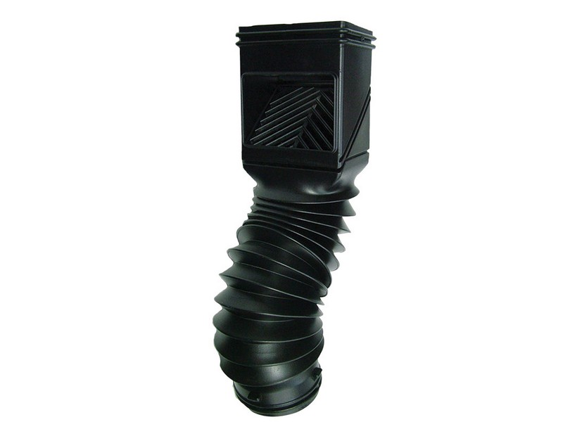 Invisaflow FlexGrate 2 in. W X 4 in. L Black Plastic Downspout Filter