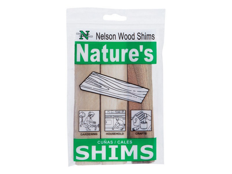 Departments - Nelson 1.5 in. W X 6 in. L Wood Shim 9 pk