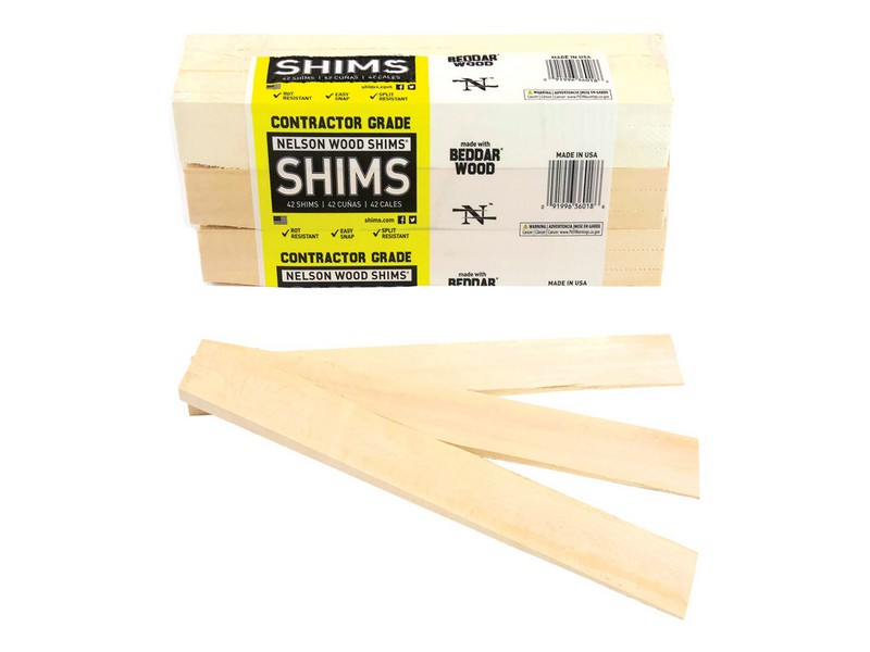 Nelson 1.5 in. W X 12 in. L Wood Shim 42 pk