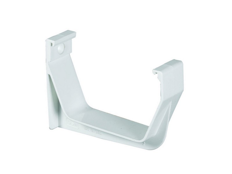 Amerimax 3.25 in. H X 1.125 in. W X 5.75 in. L White Vinyl Contemporary Exterior Hook Bracket