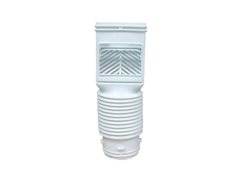 Amerimax FlexGrate 4.625 in. W X 4.625  L White Vinyl Downspout Filter