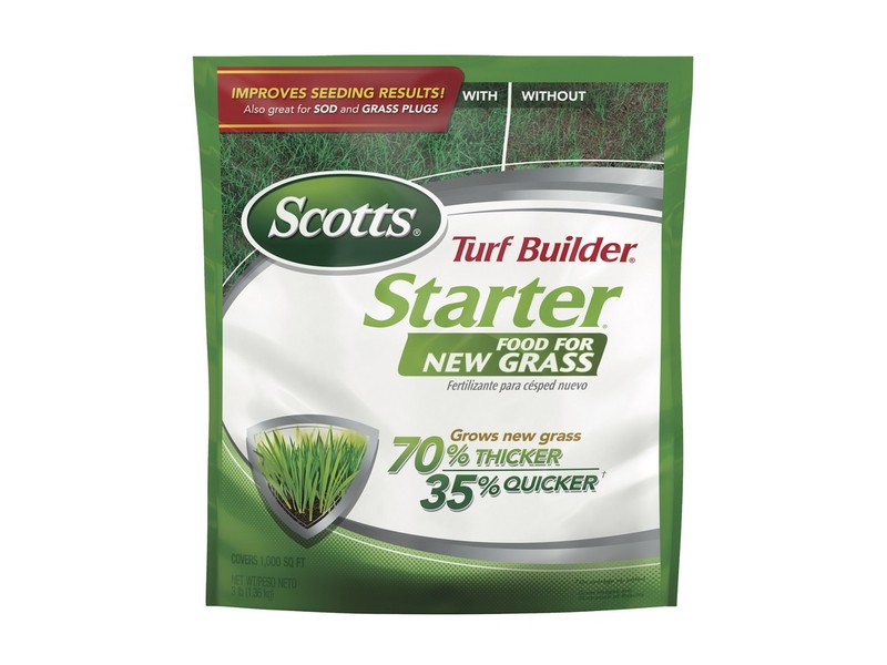 Scotts Turf Builder 24-25-4 Lawn Starter Lawn Fertilizer For All Grasses 1000 sq ft